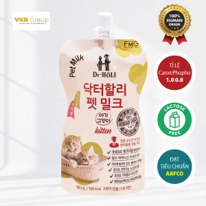 Sữa cho mèo con Dr.Holi Pet Kitten Milk 180ml