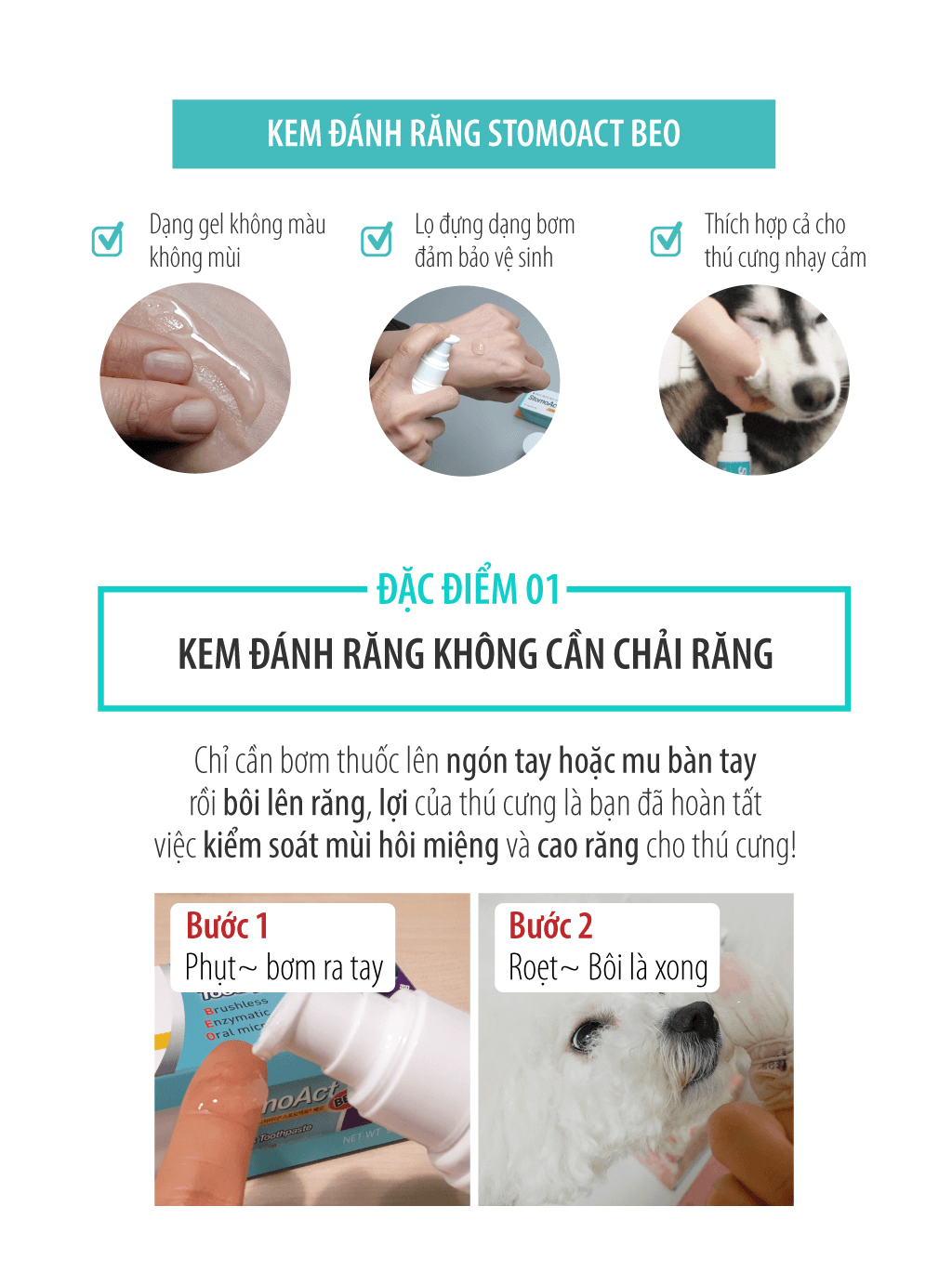 Gel chăm sóc răng miệng chó mèo Enzyme Postbiotic BEO - Image 18