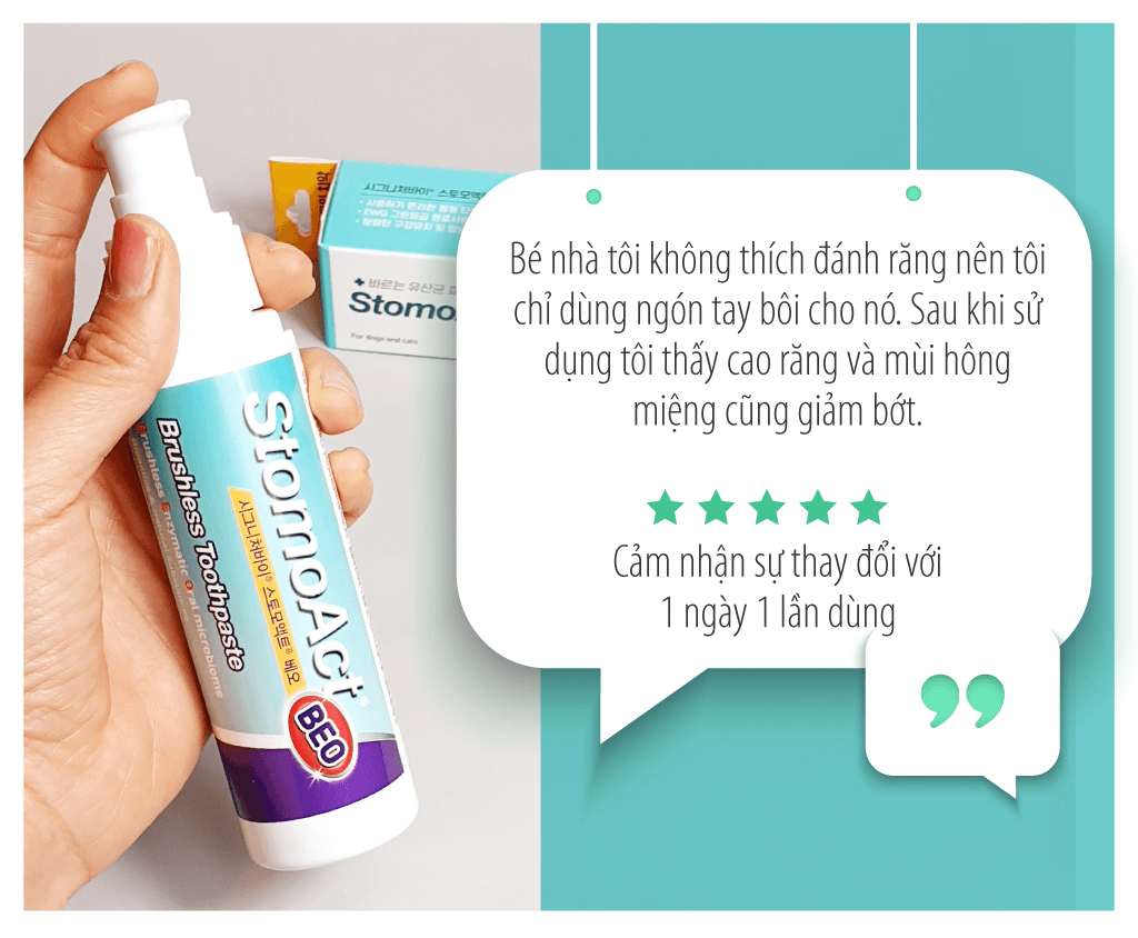 Gel chăm sóc răng miệng chó mèo Enzyme Postbiotic BEO - Image 8