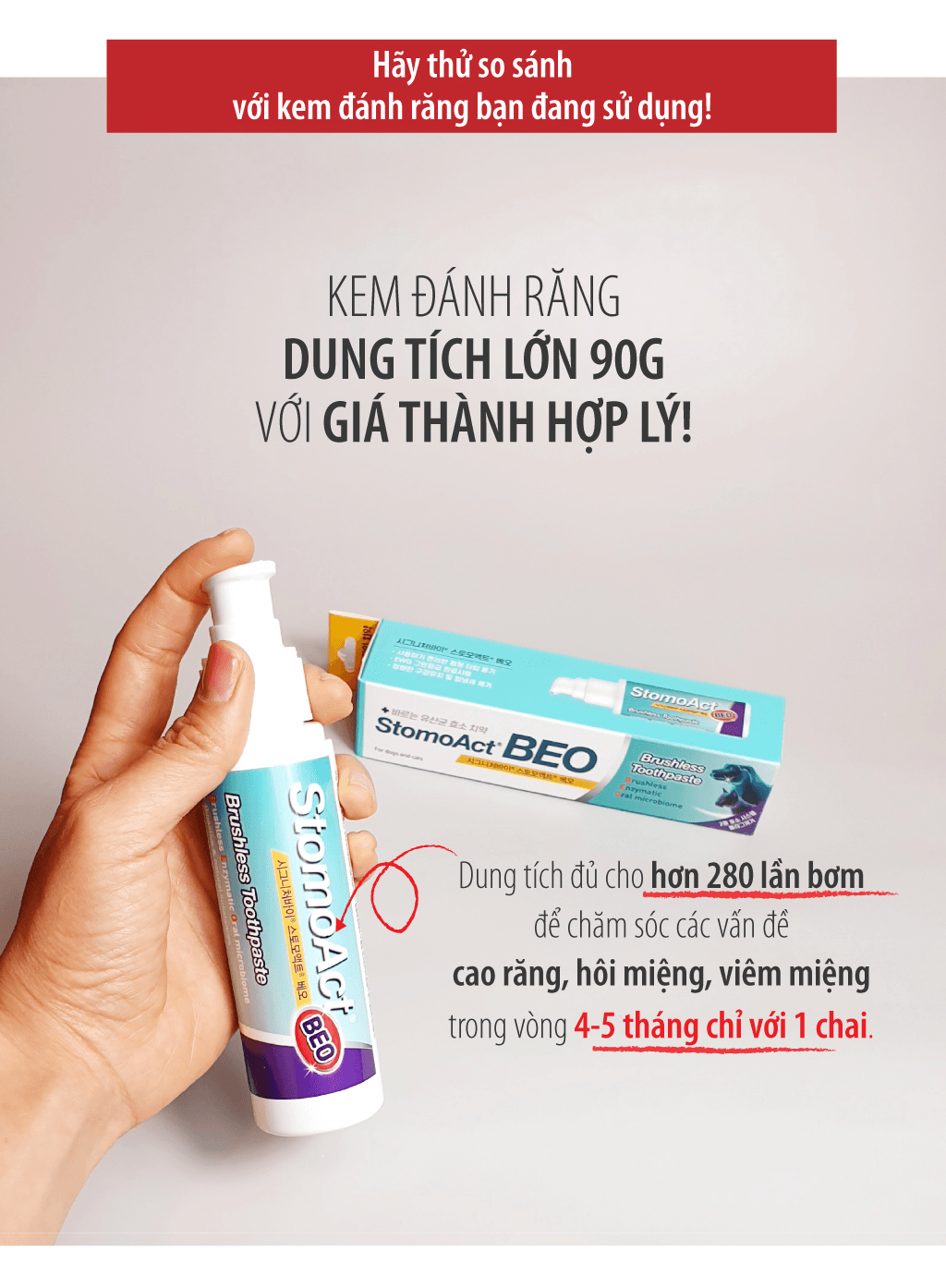 Gel chăm sóc răng miệng chó mèo Enzyme Postbiotic BEO - Image 11