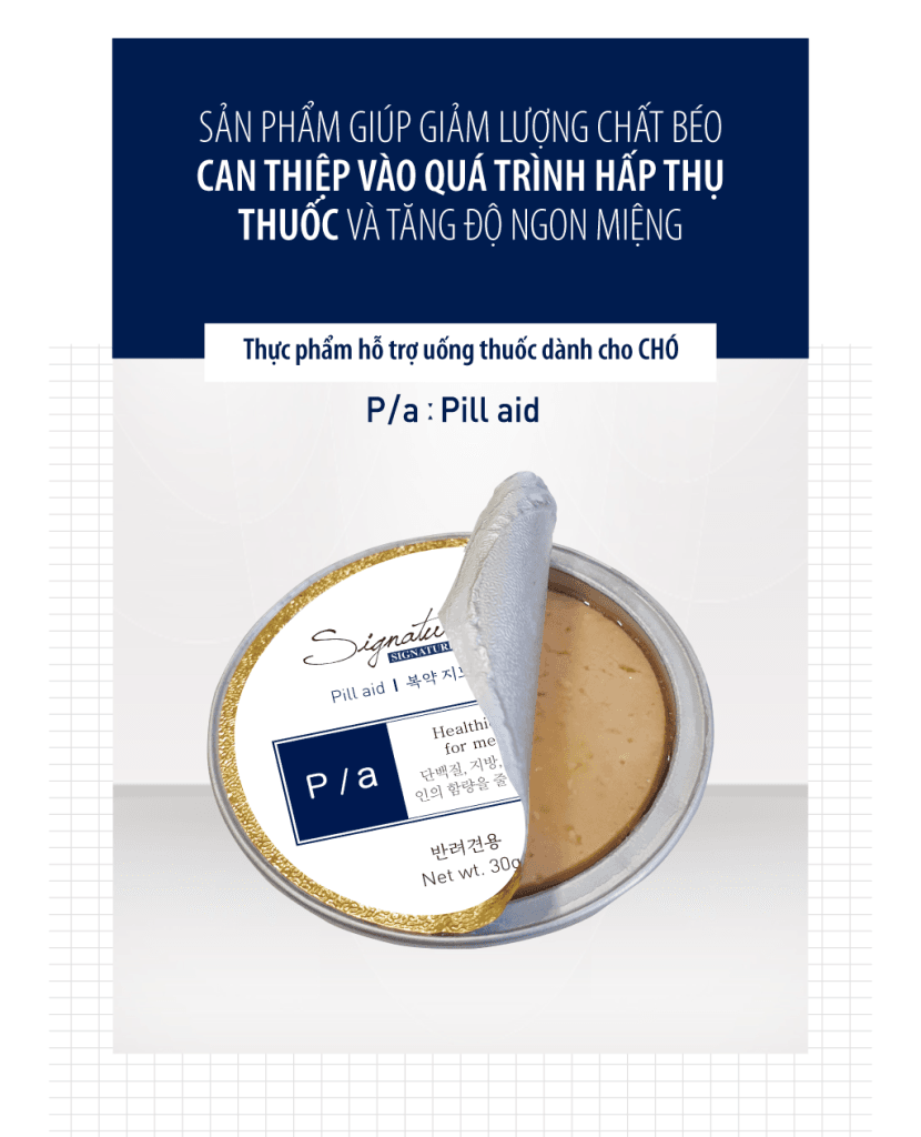 pate hồi phục dùng kèm thuốc cho Chó P/a