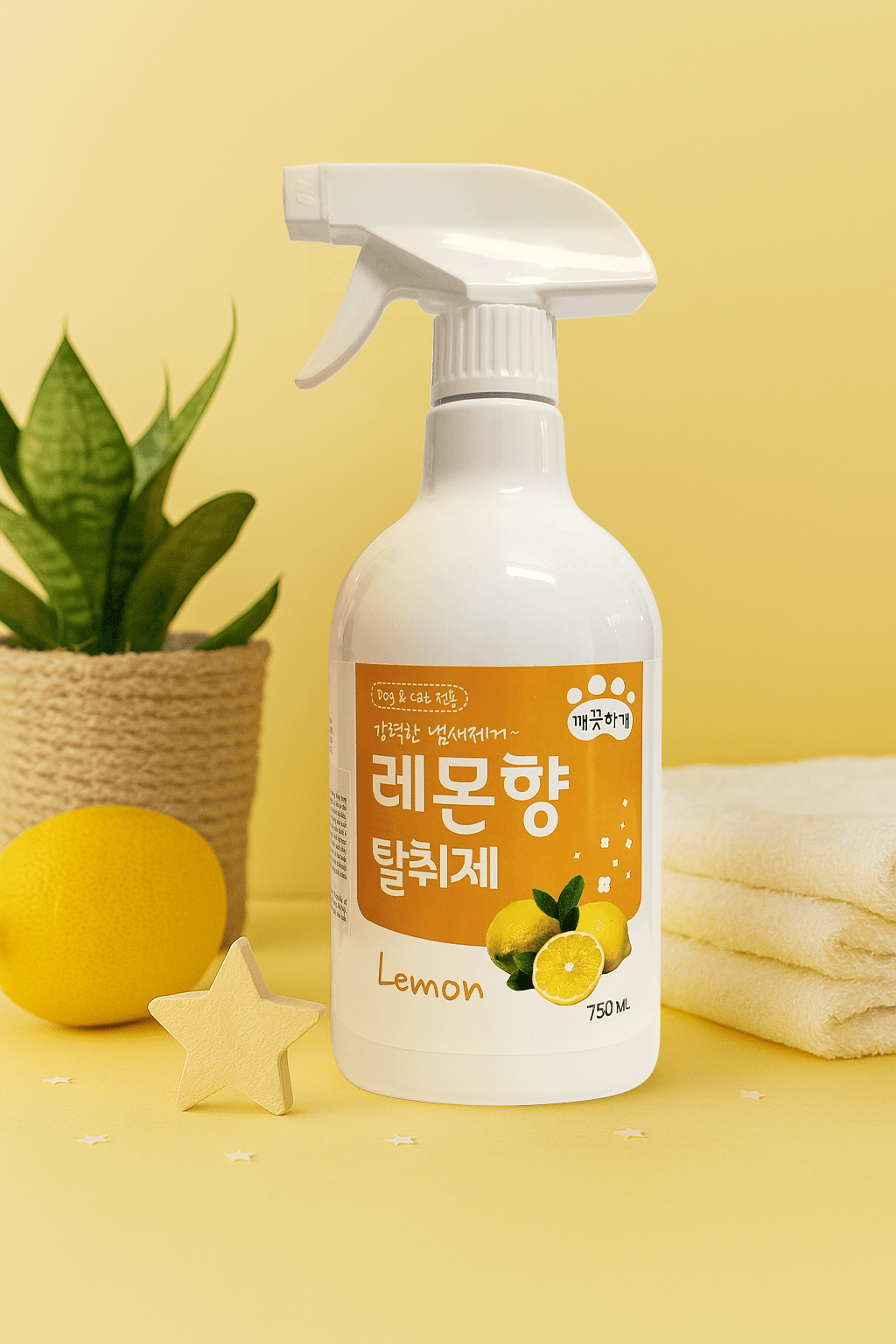 Xịt khử mùi chó mèo hương chanh thơm mát 750ml - Image 2