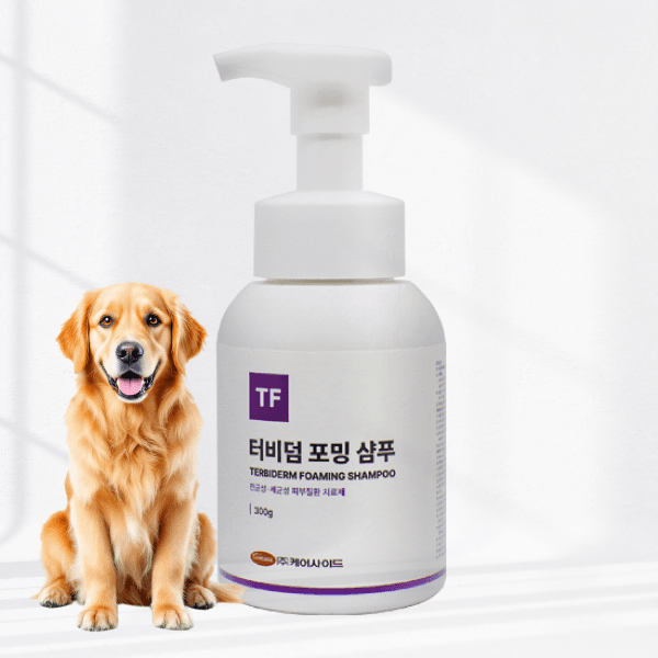 Dầu gội tạo bọt hỗ trợ điều trị nấm, viêm da cho Chó Terbiderm 300g - Image 2