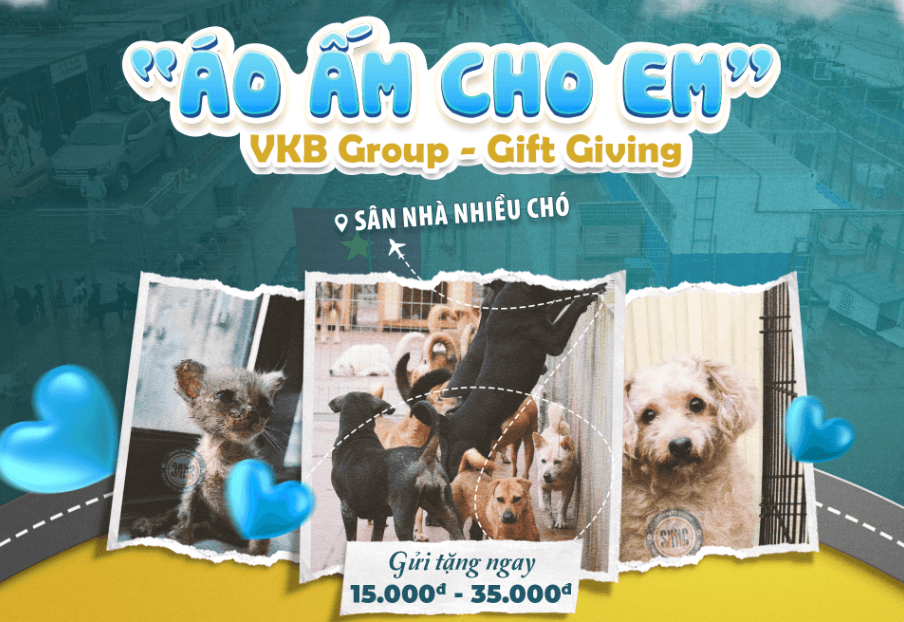 Áo ấm cho em – VKB Group Gift Giving