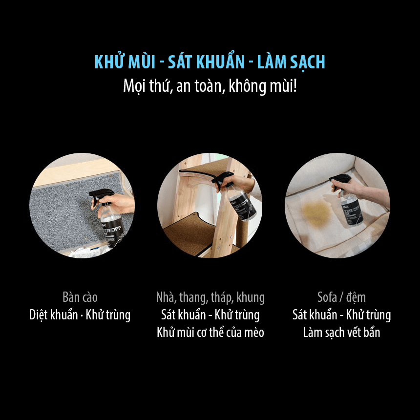 Xịt khử mùi sát khuẩn từ tự nhiên cho Mèo EZ Safe Pet - Image 12
