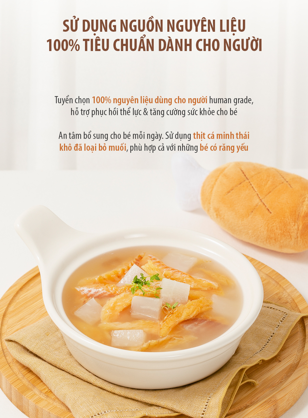 Súp cá minh thái bồi bổ thể lực cho Chó Dhuman 80g - Image 4