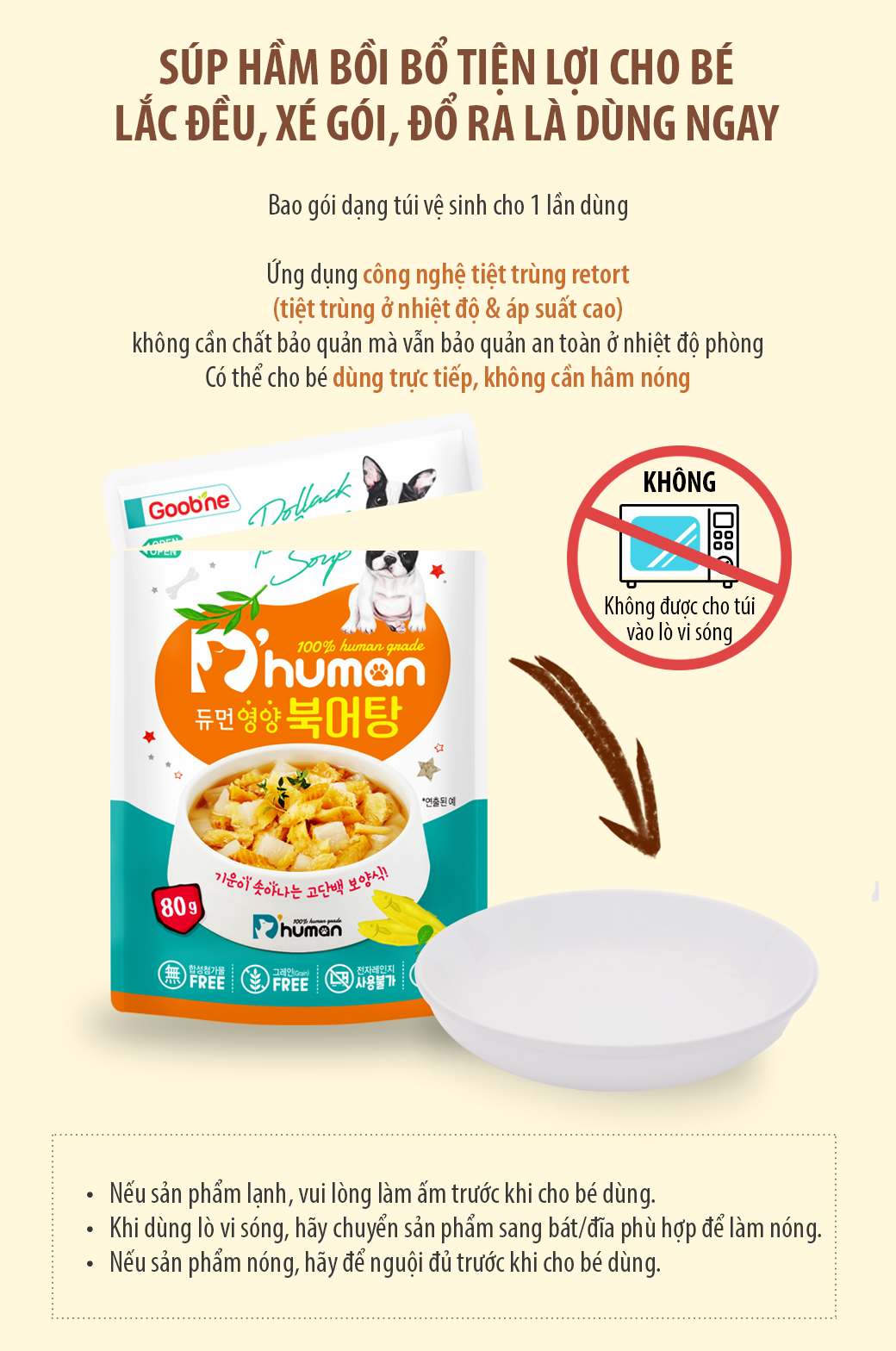 Súp cá minh thái bồi bổ thể lực cho Chó Dhuman 80g - Image 6