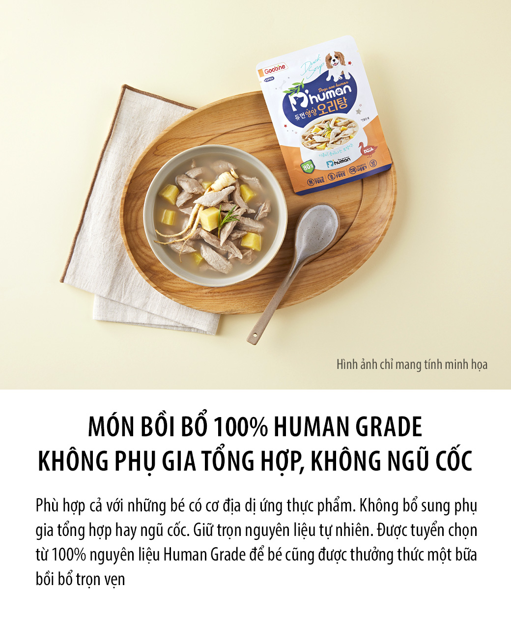 Súp vịt dinh dưỡng bồi bổ thể lực cho Chó Mèo Dhuman 80g - Image 6